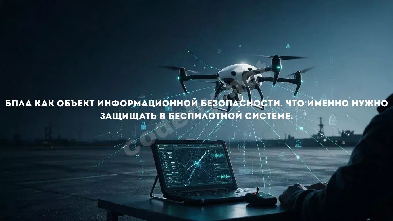 БПЛА как объект информационной безопасности. Что именно нужно защищать в беспилотной системе..webp