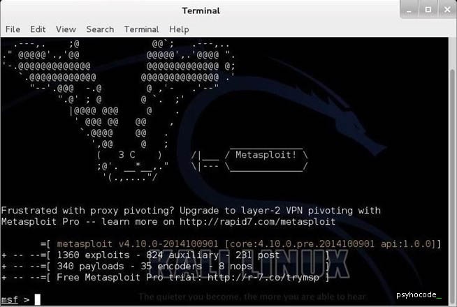 Metasploit framework как установить