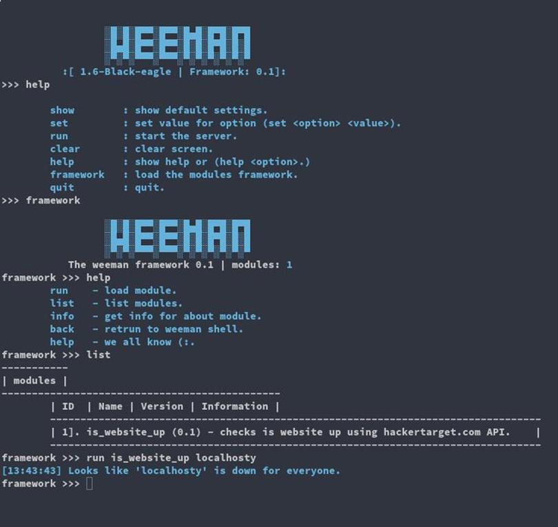 WeeMan - Python HTTP фишинг сервер