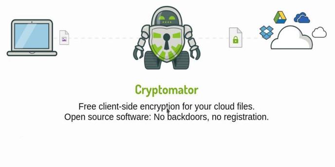 Cryptomator - шифрование файла со стороны клиента в облаке