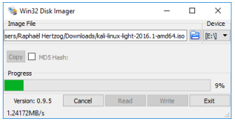 Создание Загрузочного USB накопителя Kali на Windows
